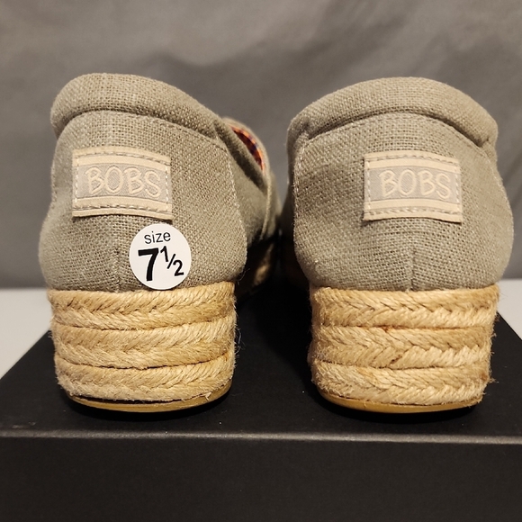 BOBS from Skechers Tan Casual Flats with Elastic Gore - Picture 3 of 7